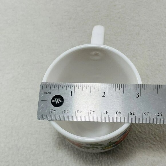 Arcopal France Mug Milk Glass White Red Flower Spring Summer Bloom Drinkware 26 - Picture 9 of 10